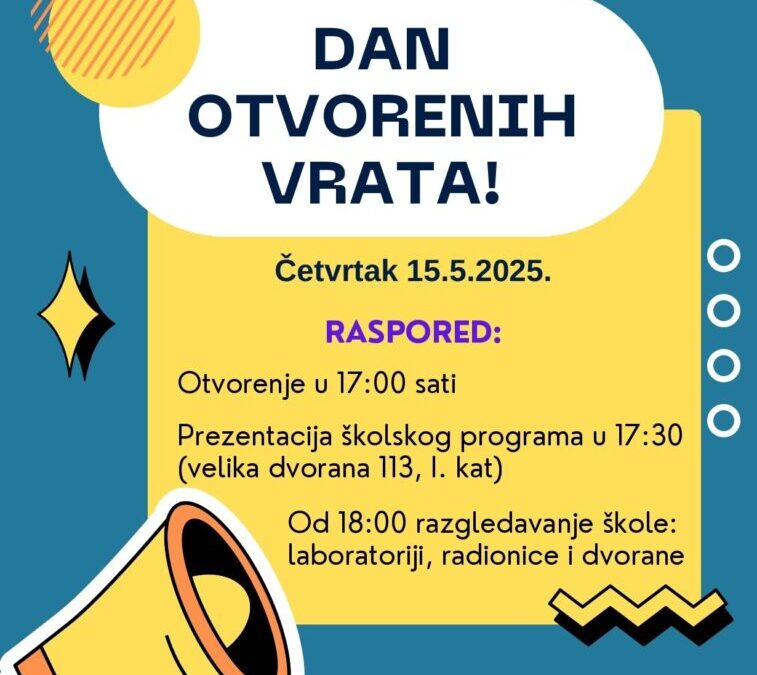 Dan otvorenih vrata naše škole